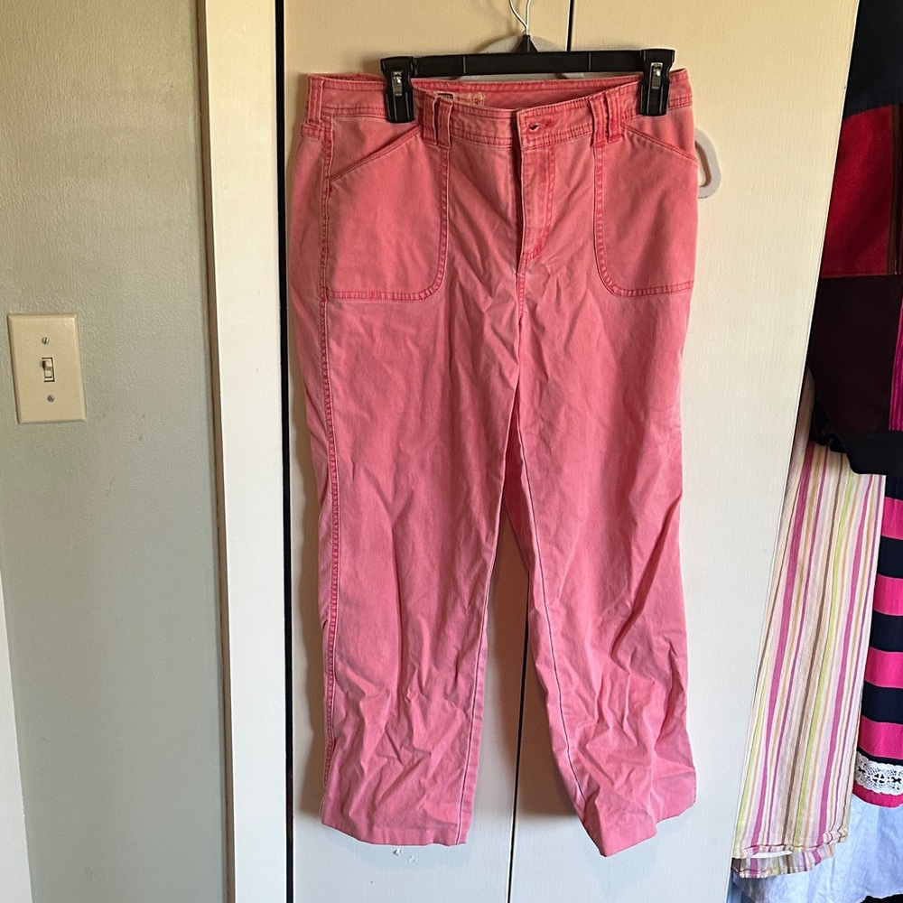 Pink Cropped Pants